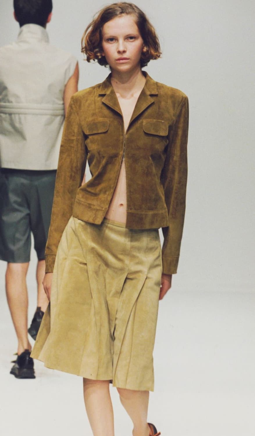 Miumiu 99SS 쇼피스 스웨이드 자켓 상품이미지1