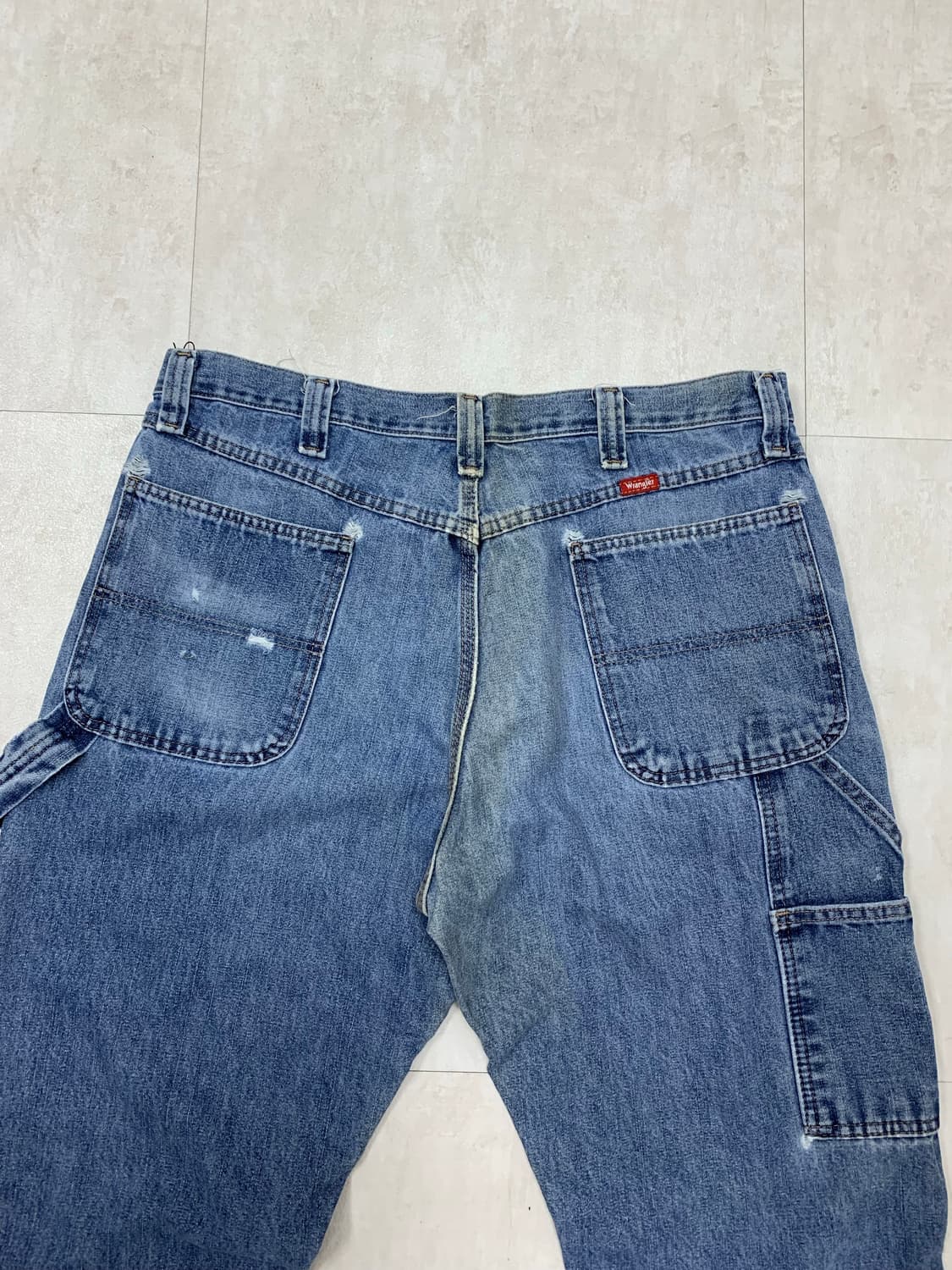 랭글러 연청 디스트로이드 더티워싱 카펜터 팬츠#730 상품이미지7