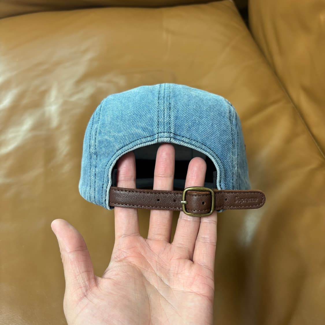 슈프림 캠프캡 모자 박스로고 23FW 데님 상품이미지8