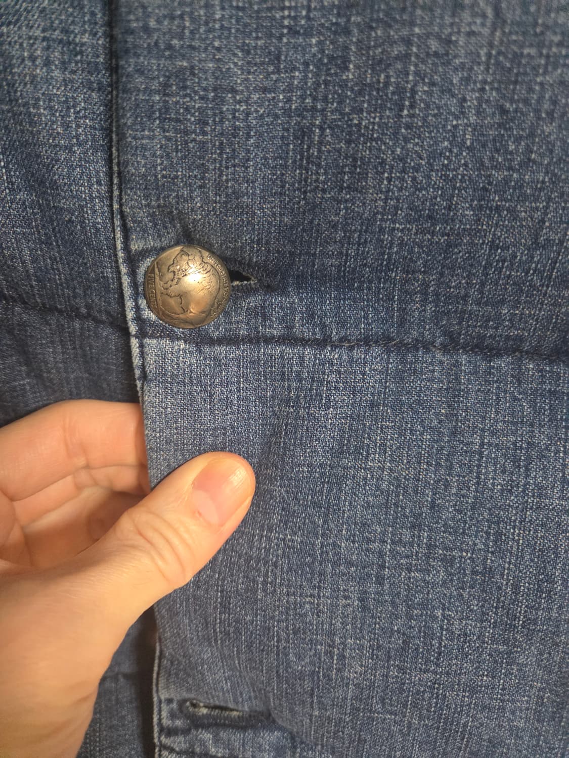 레미릴리프 데님 다운 베스트  상품이미지2