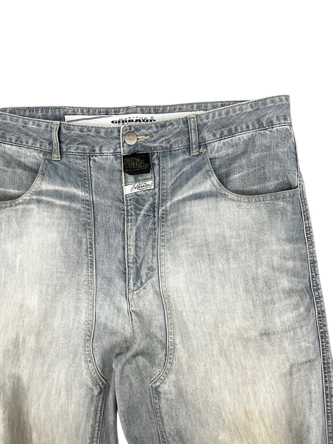 90s) girbaud stone washed double-knee 상품이미지3