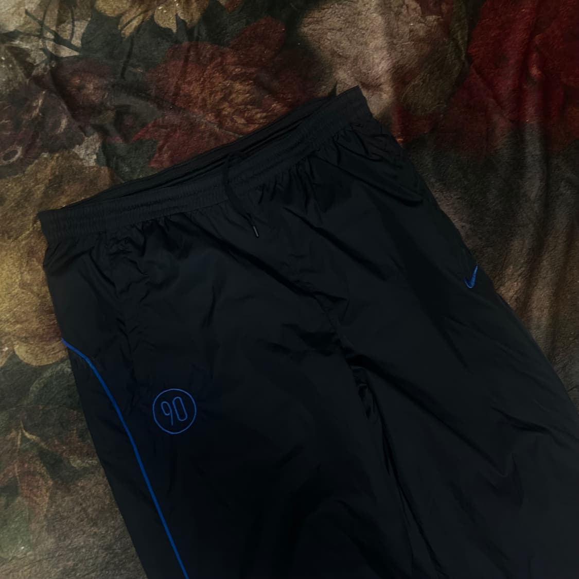 나이키 빈티지 스톰핏 블루 사이드라인 블랙트랙팬츠 XL 상품이미지2