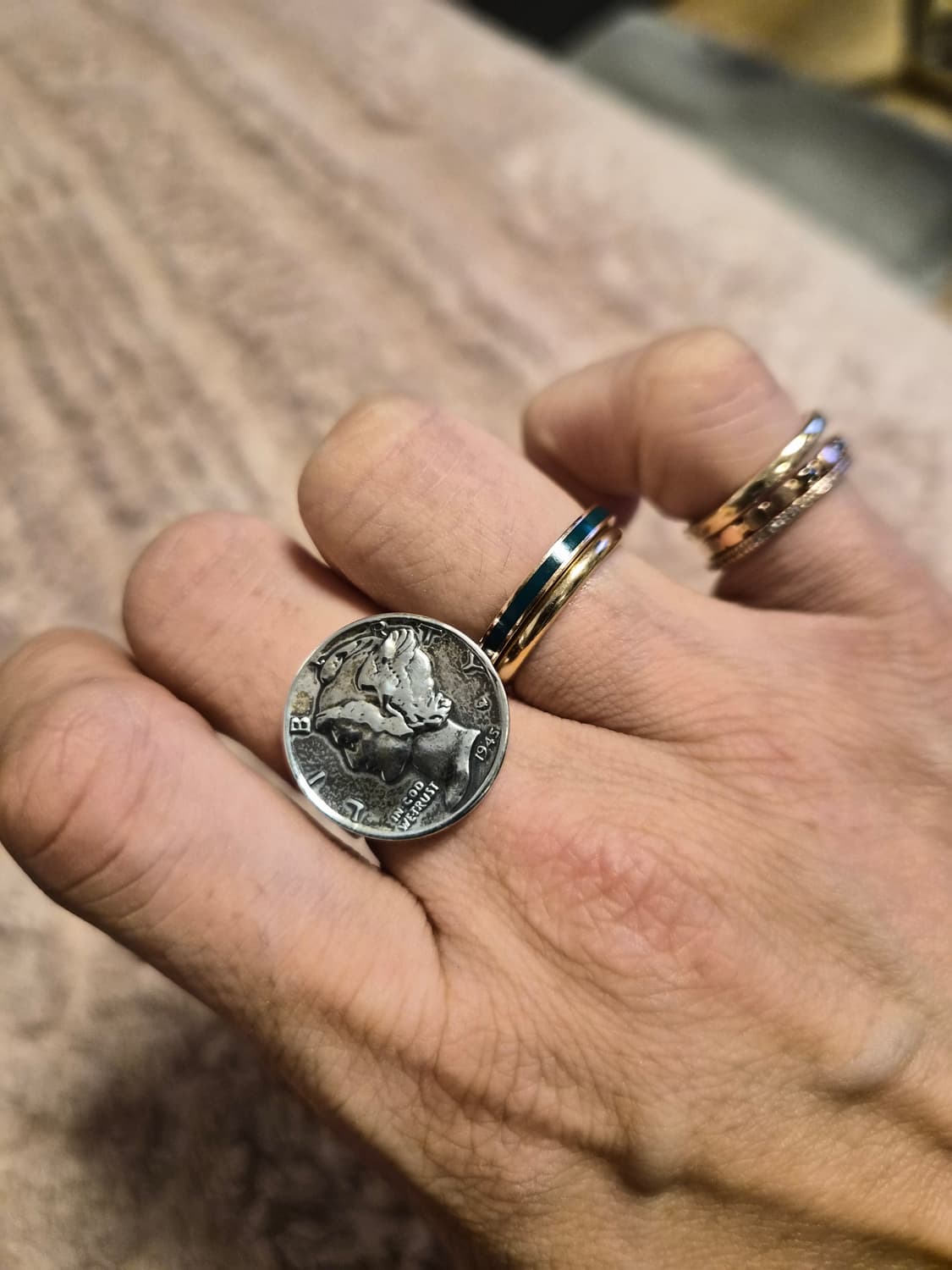 925 Silver  리얼 은화반지 상품이미지1