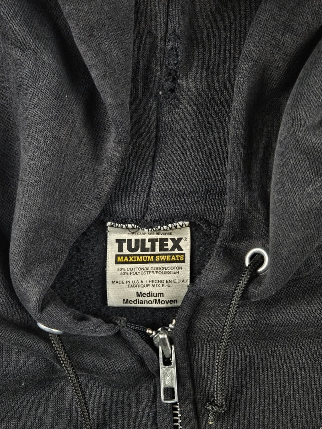 1996 툴텍스 & 할리데이비슨 스웻 후드 집업 ( M ) / 11273 상품이미지8