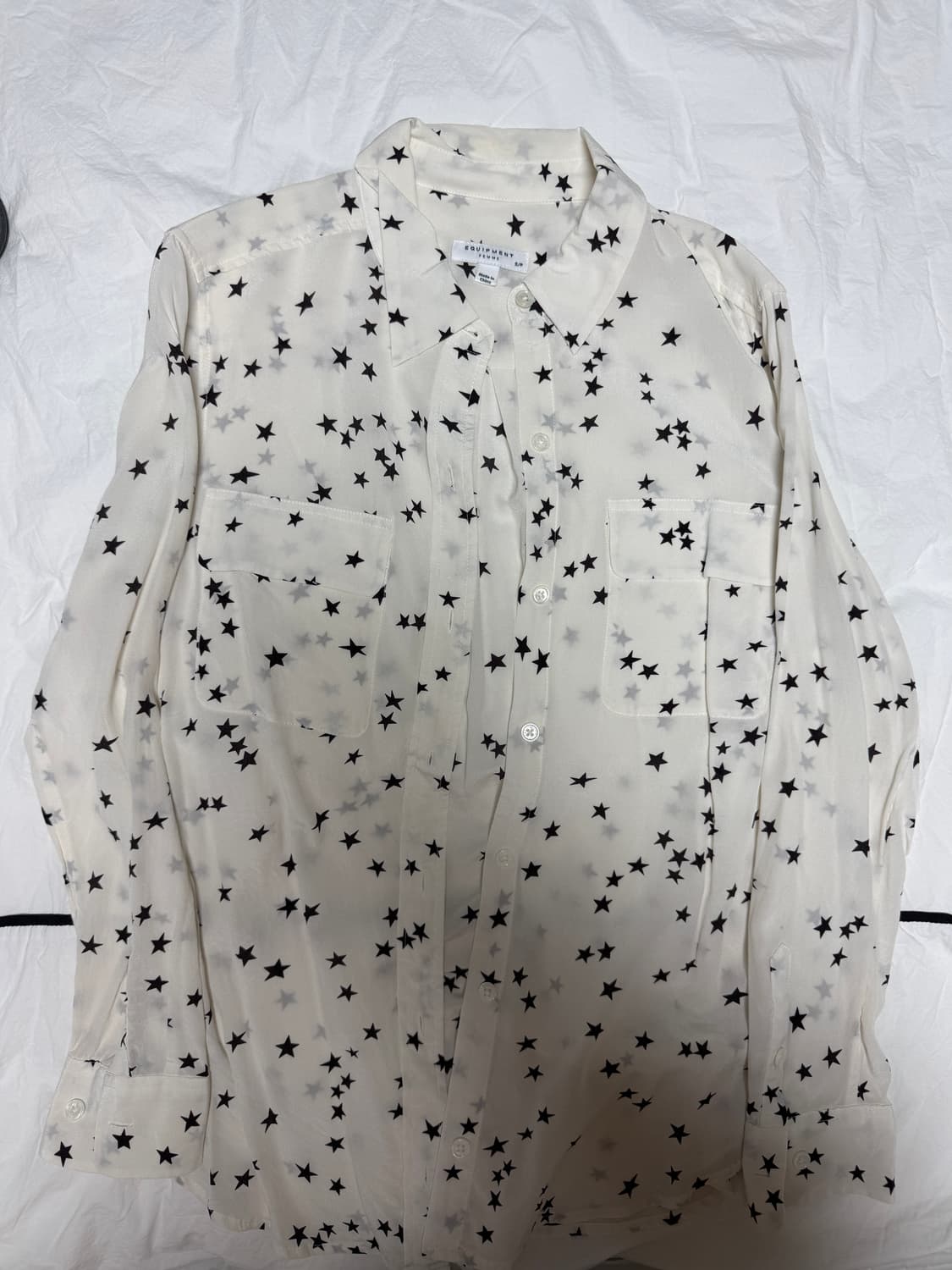 이큅먼트 실크 블라우스 상품이미지1