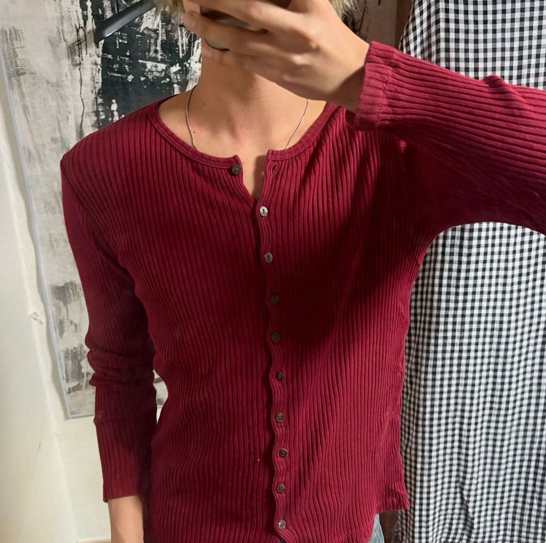 90’s Nice claup vintage cardigan 상품이미지2