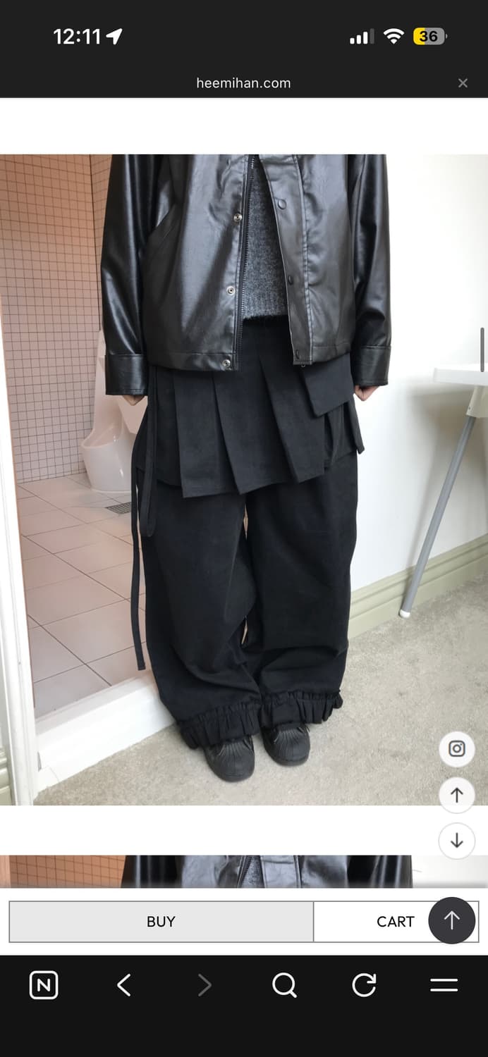 HEMN 스커트 팬츠 상품이미지3