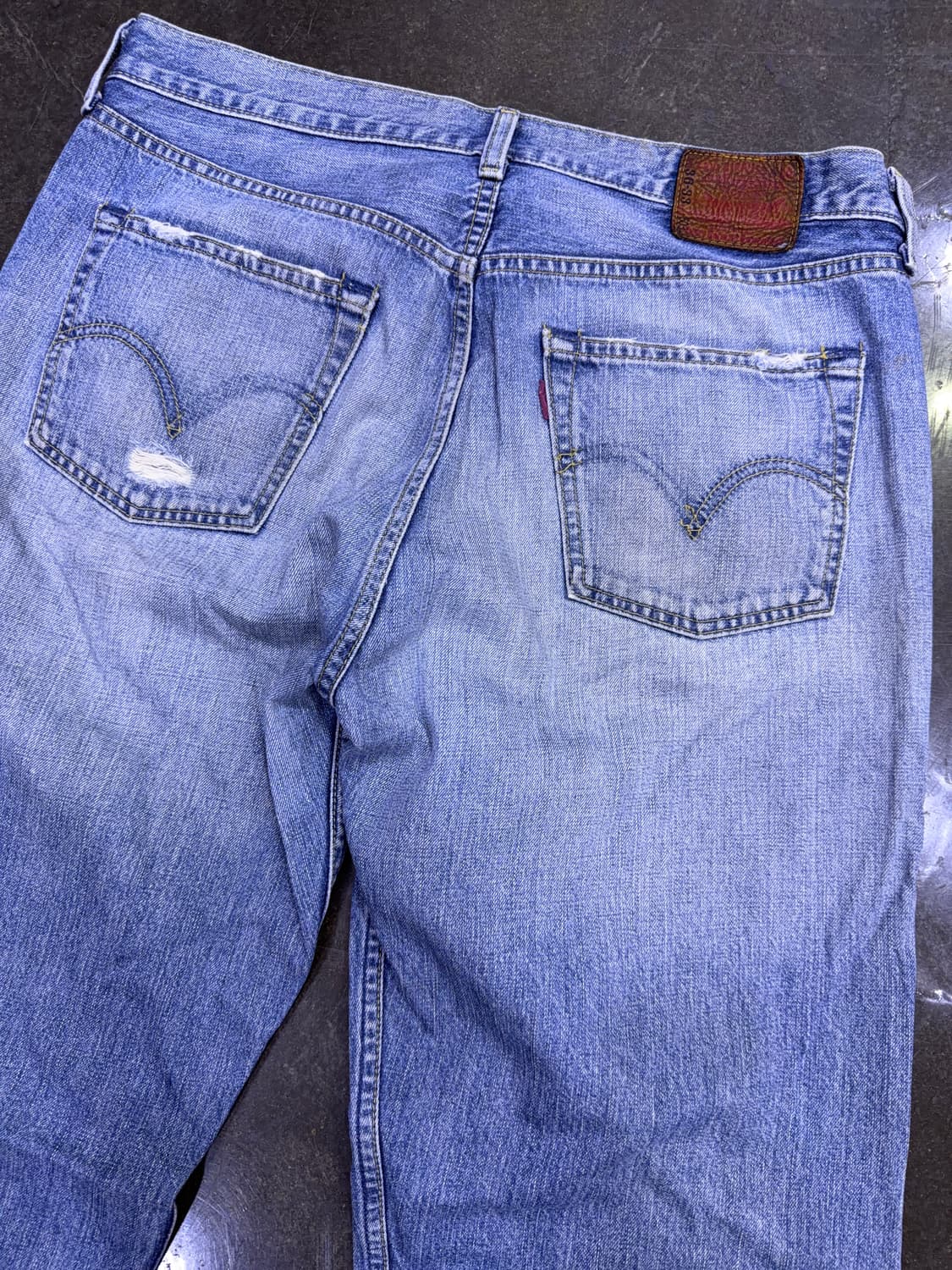 리바이스 503 빈티지 00's 데미지 스트레이트핏 데님팬츠 36 상품이미지6
