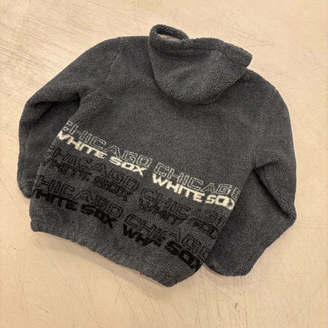 MLB 시카고 화이트 삭스 뽀글이 후드 자켓 상품이미지3