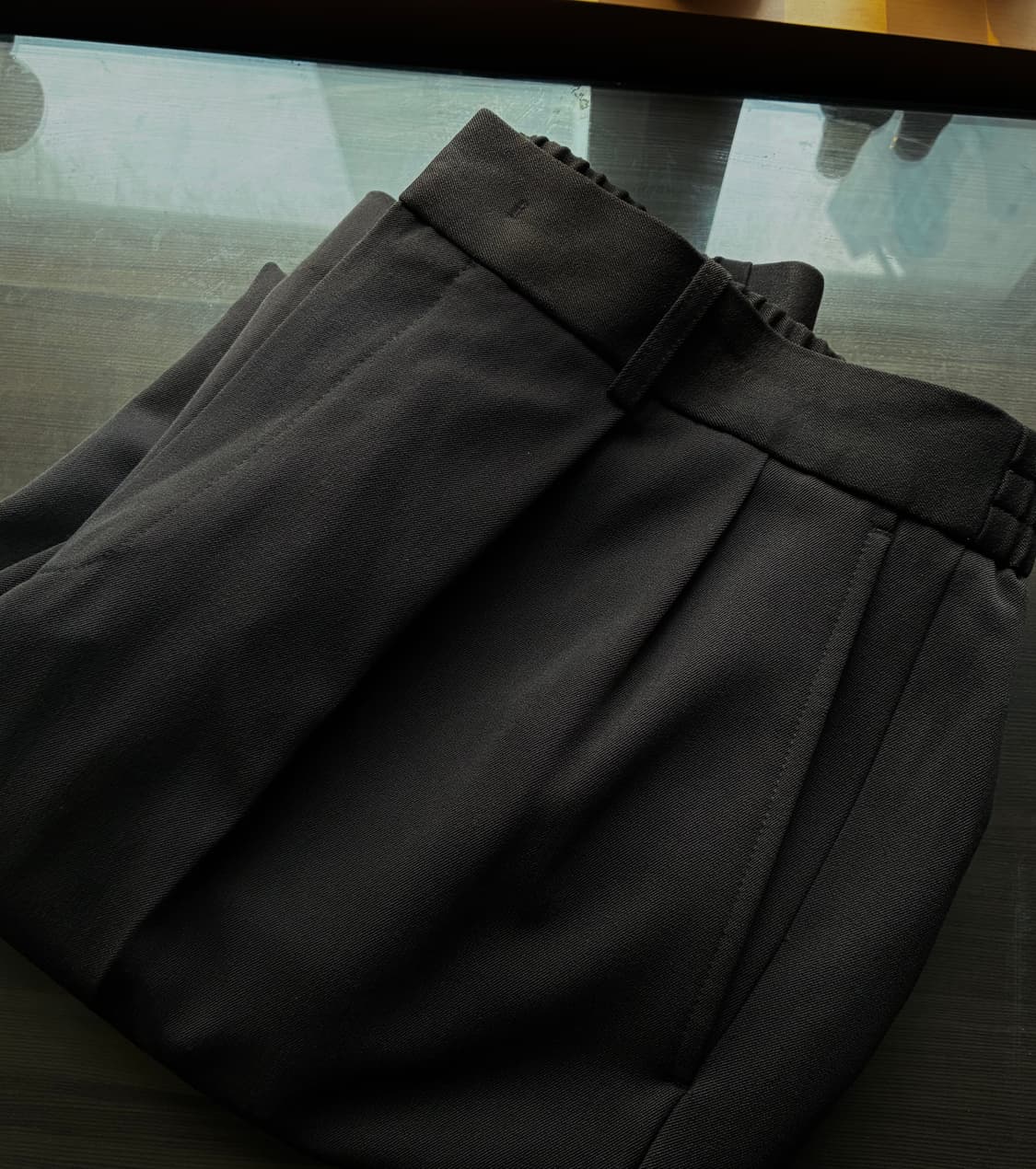 (M) 드로우핏 투턱 밴딩 와이드 슬랙스 [DARK BROWN] 판매 상품이미지9