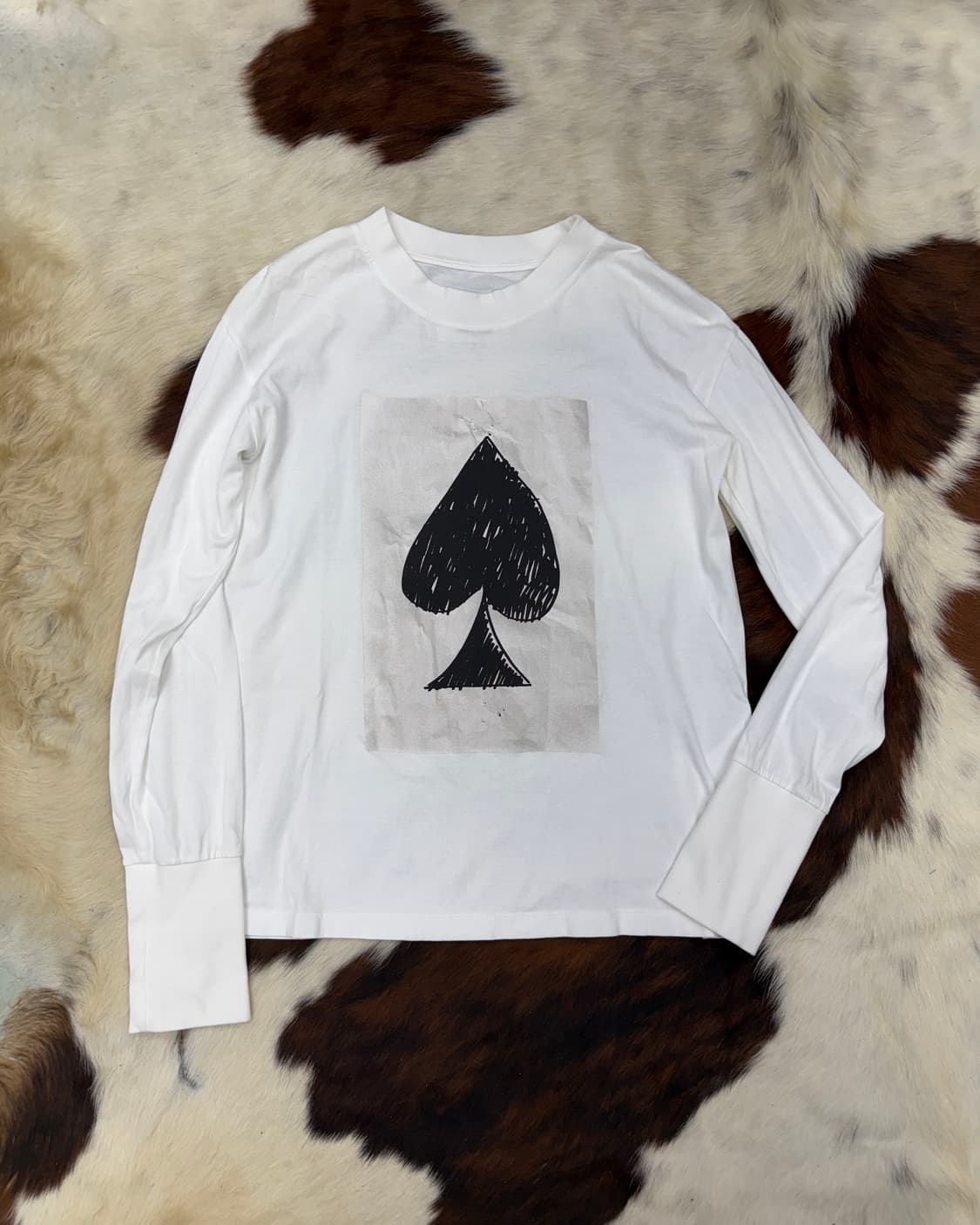 MM6 마르지엘라 스페이드 프린트 롱슬리브 상품이미지1