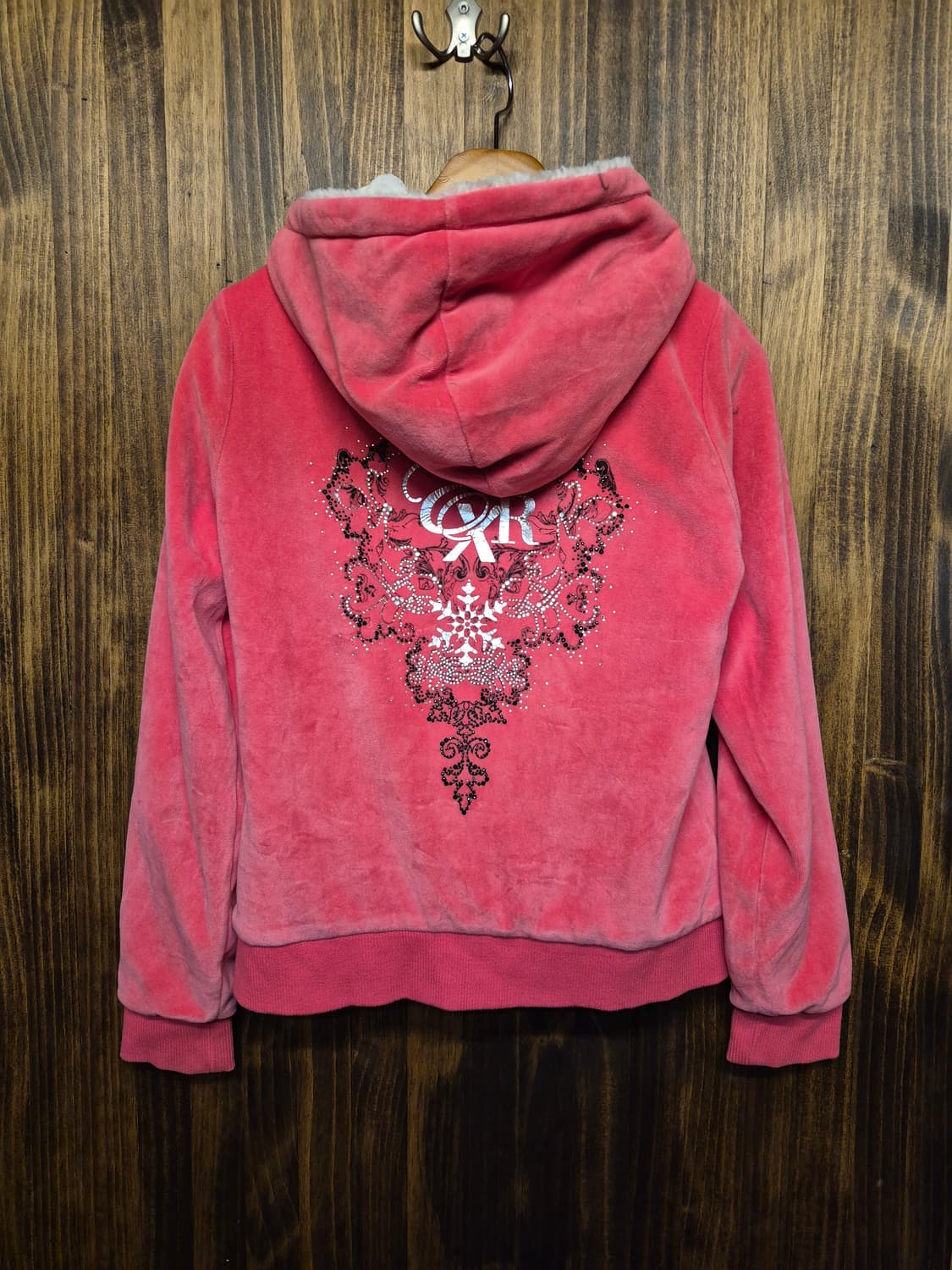 EXR HOTPINK FUR HOODIE ZIPUP 상품이미지3