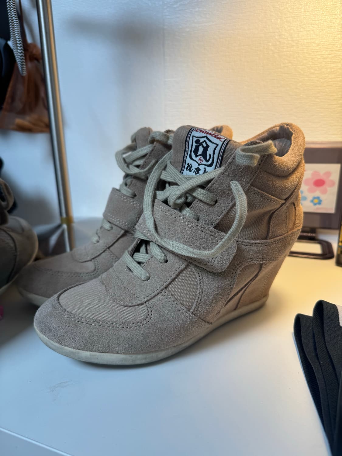 아쉬 하이탑 스니커즈 36사이즈 베이지 상품이미지1