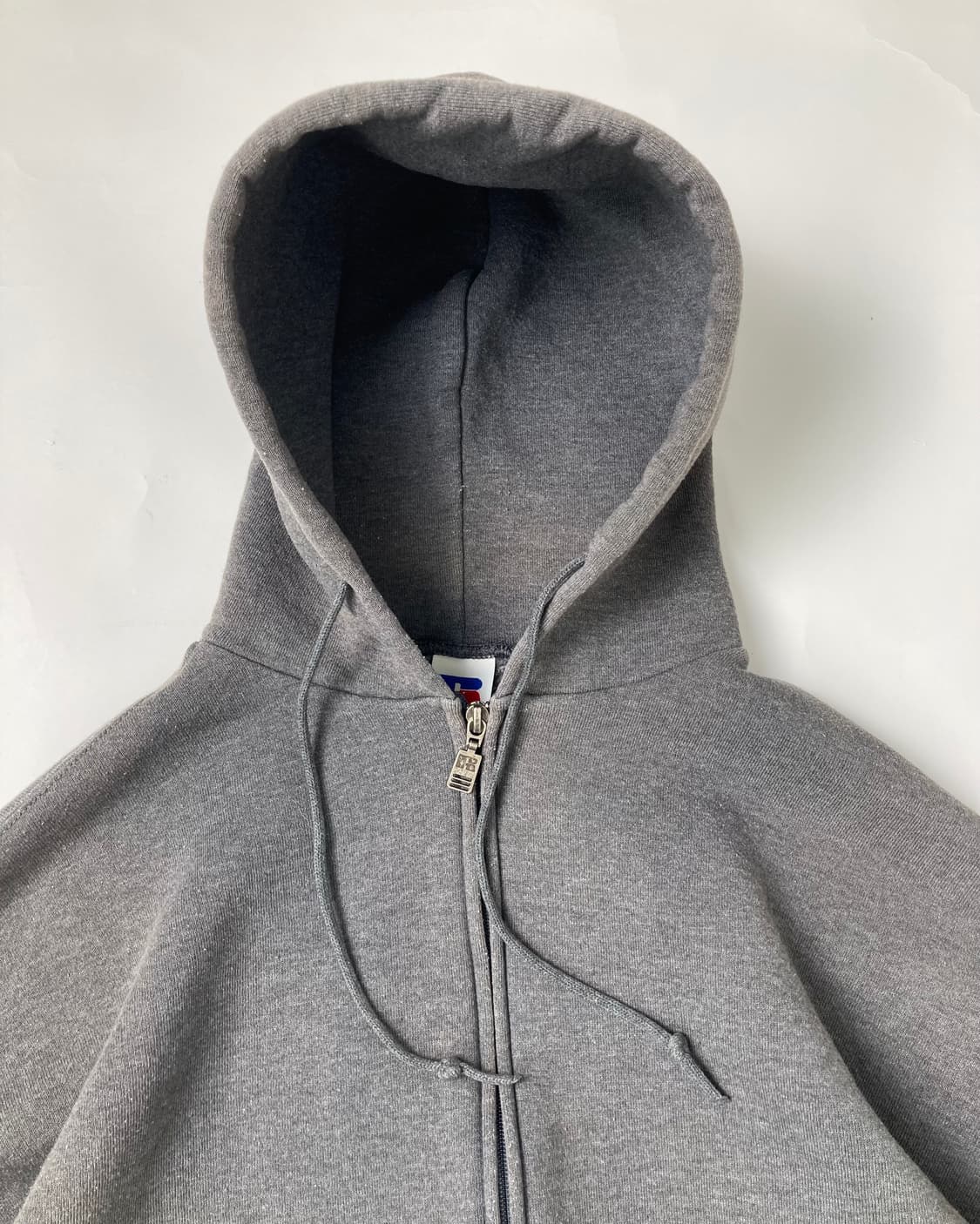 90s Russell Zip Up Hoodie (charcoal) 상품이미지6