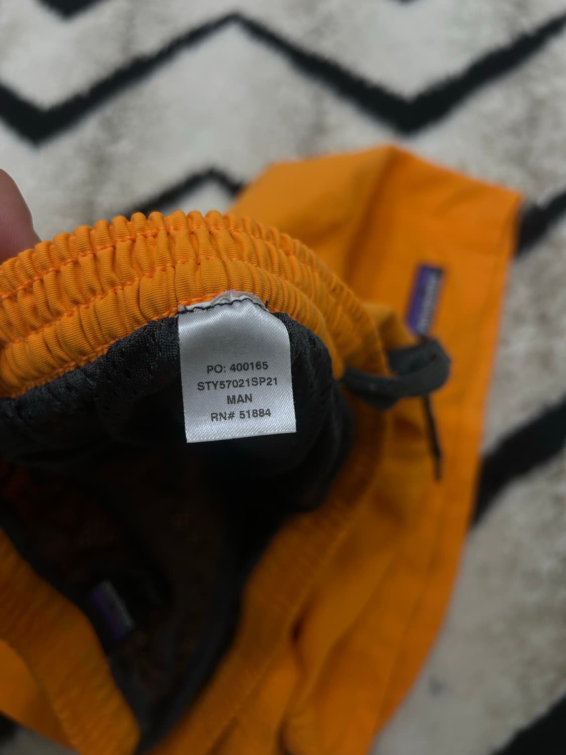 [S]파타고니아 배기스 반바지/오렌지 상품이미지5