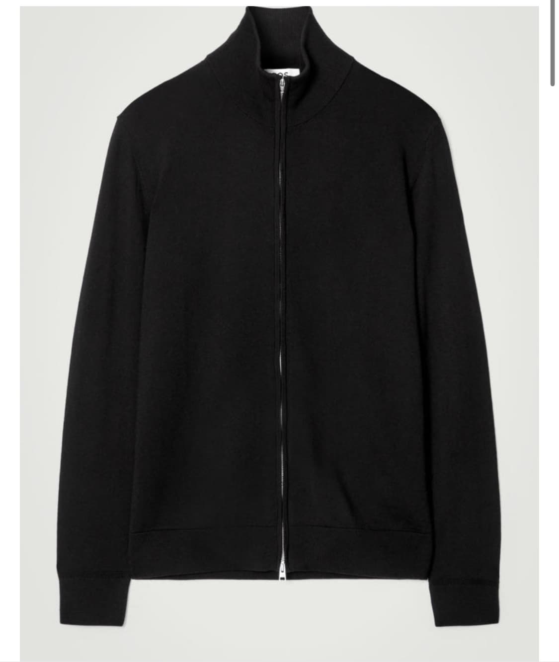 [XS] 코스 퍼널넥 메리노 울 집업  상품이미지2