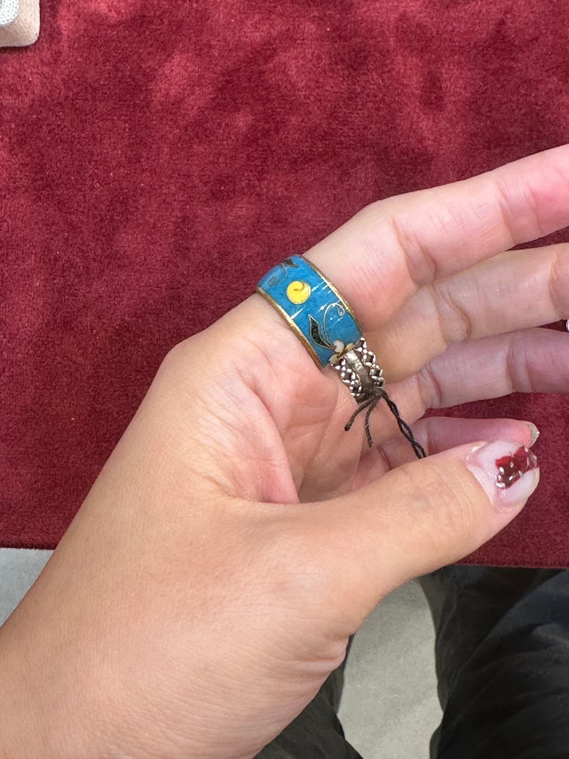 Vintage 七寶 ring 빈티지 칠보 반지 상품이미지9