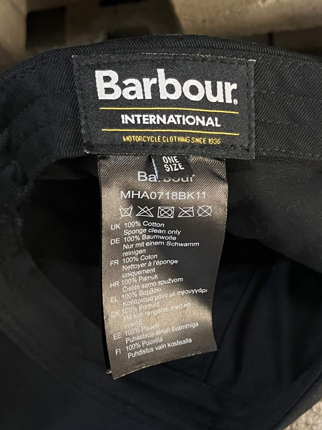 바버 인터내셔널 캡 상품이미지5