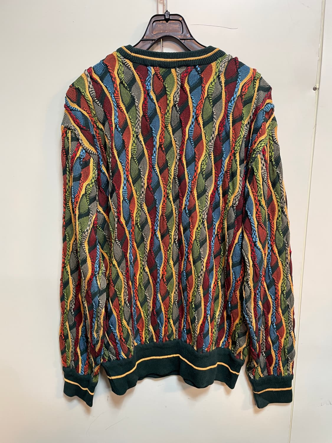 쿠지 멀티컬러 케이블 니트 상품이미지6