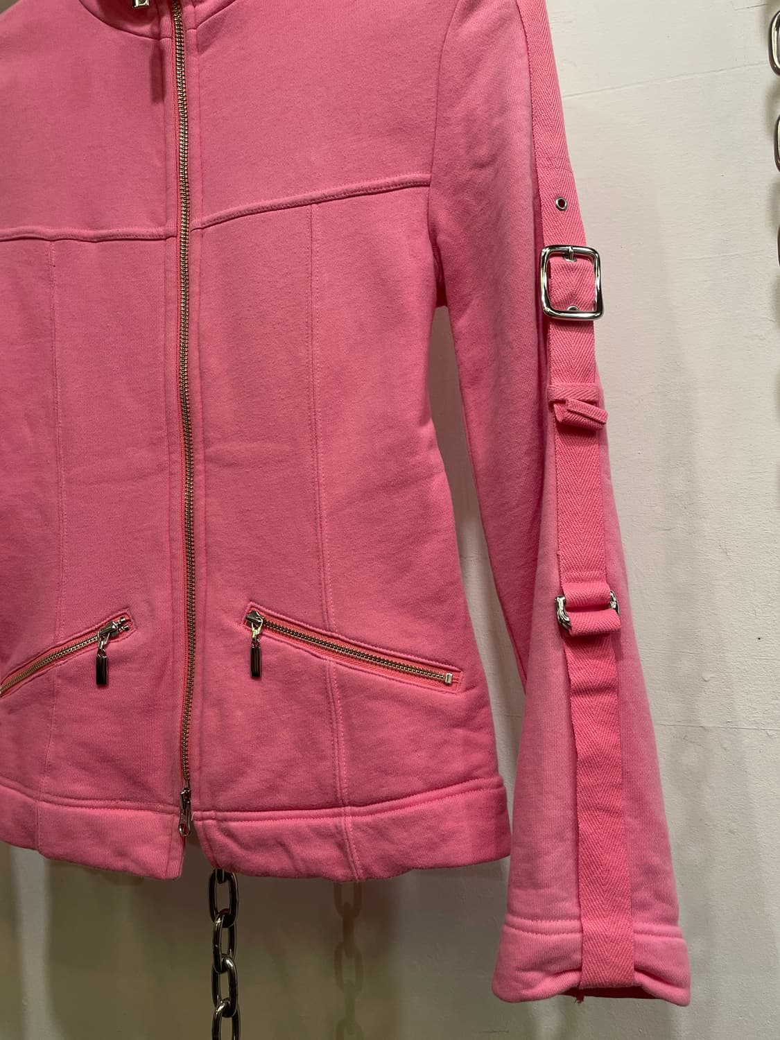 pinky & dianne 핑키앤다이안 버클 투웨이 핑크 자켓 상품이미지3