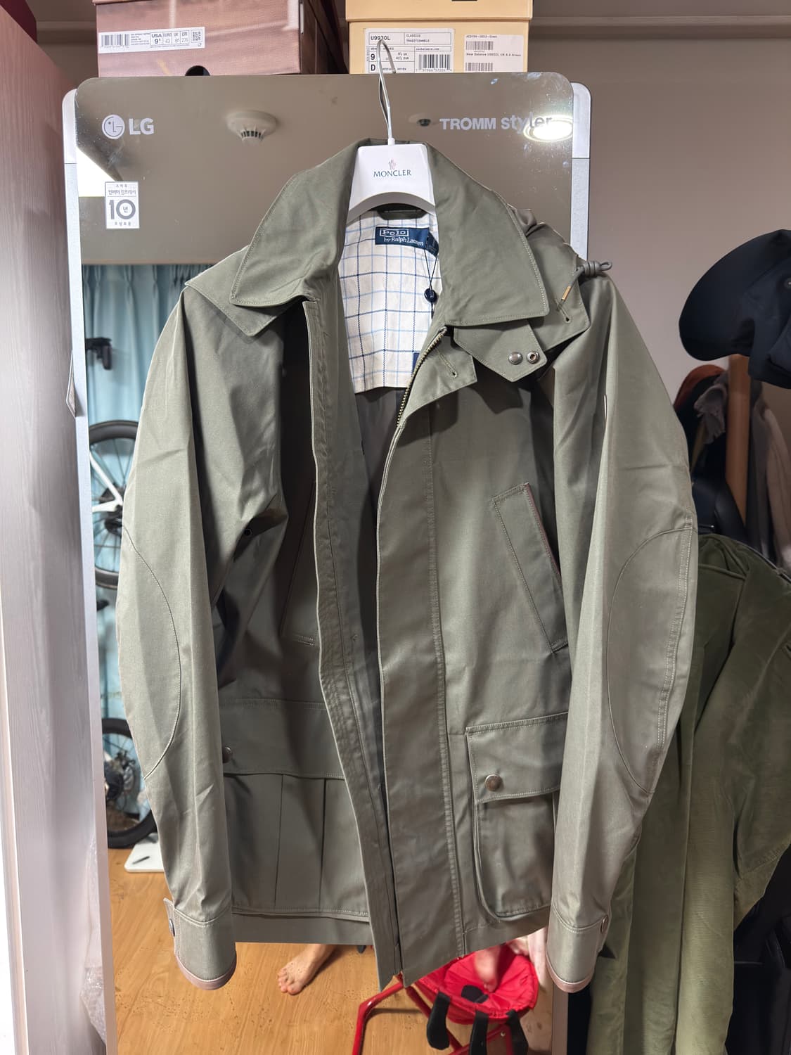 폴로 랄프로렌 남성 후드 카코트 상품이미지1