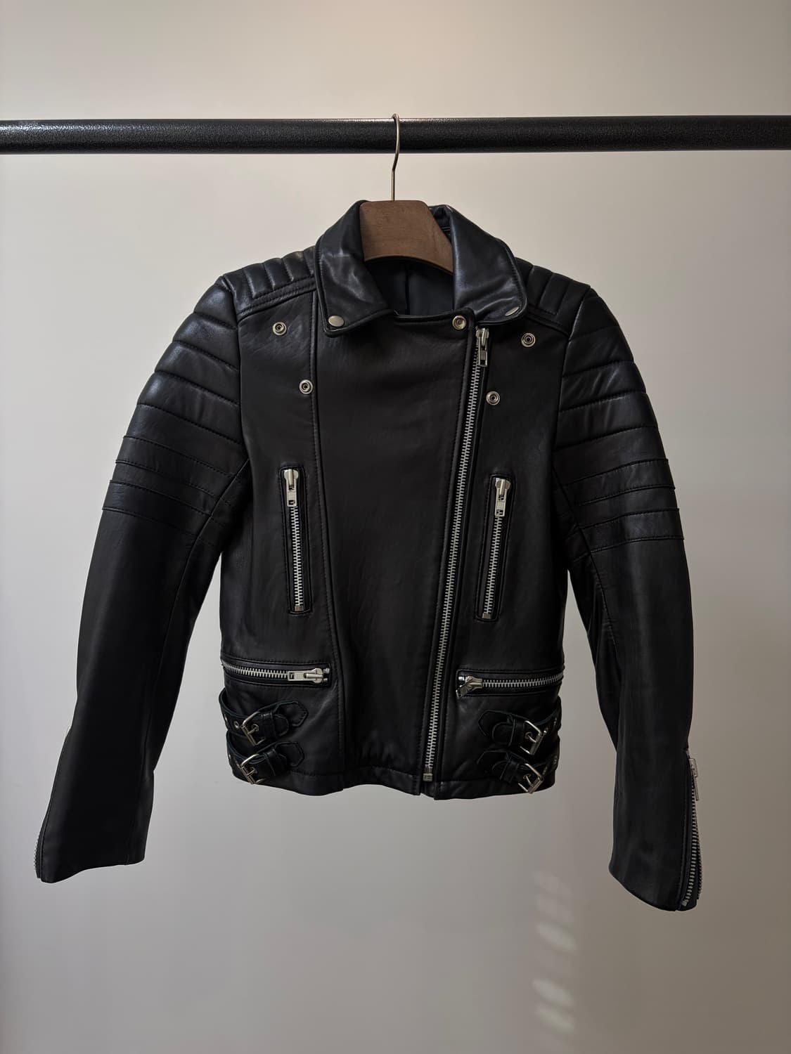 (55) 여성 이탈리아 라이더 양가죽 자켓 상품이미지1