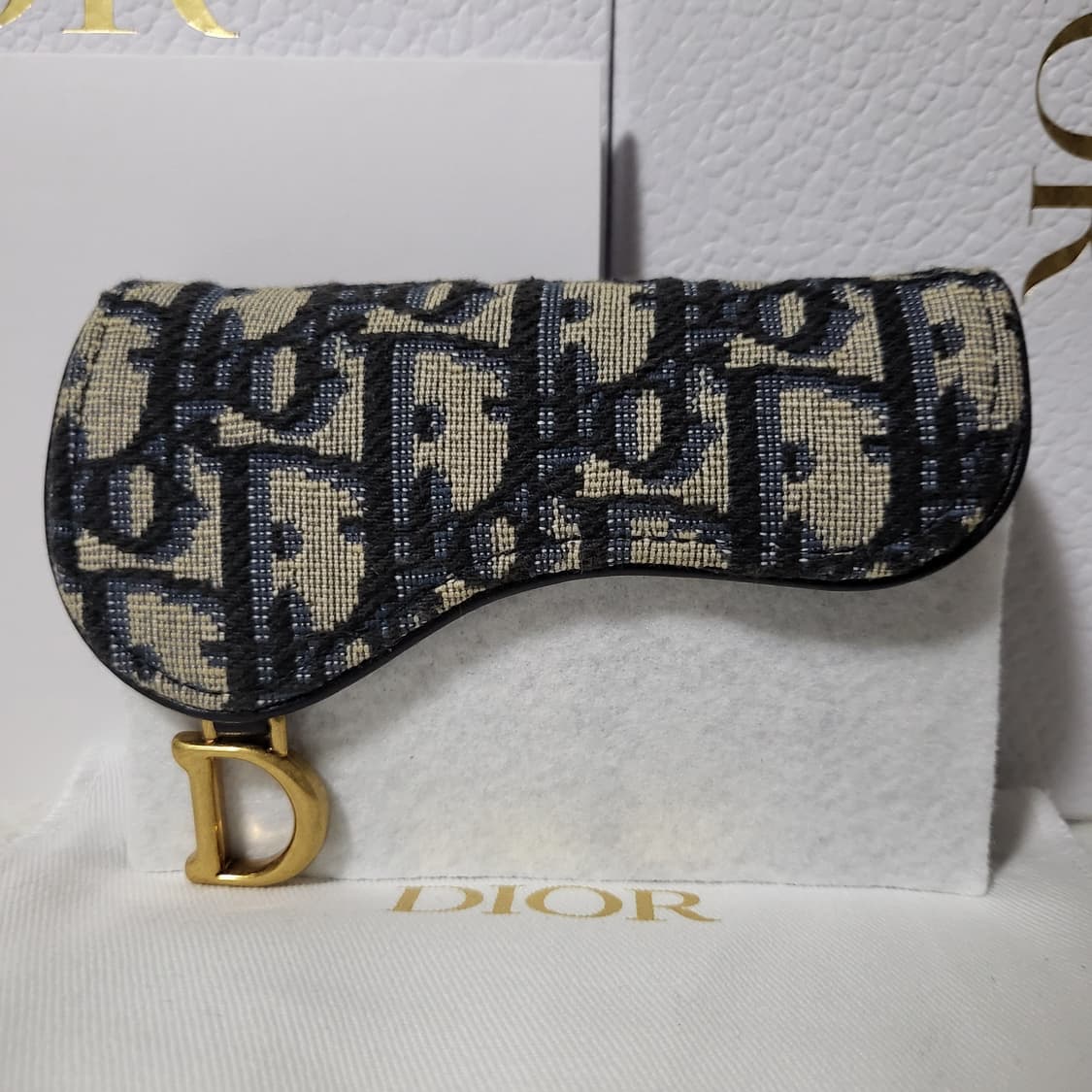 [신형/새상품급] 디올 오블리크 새들 카드지갑  상품이미지1