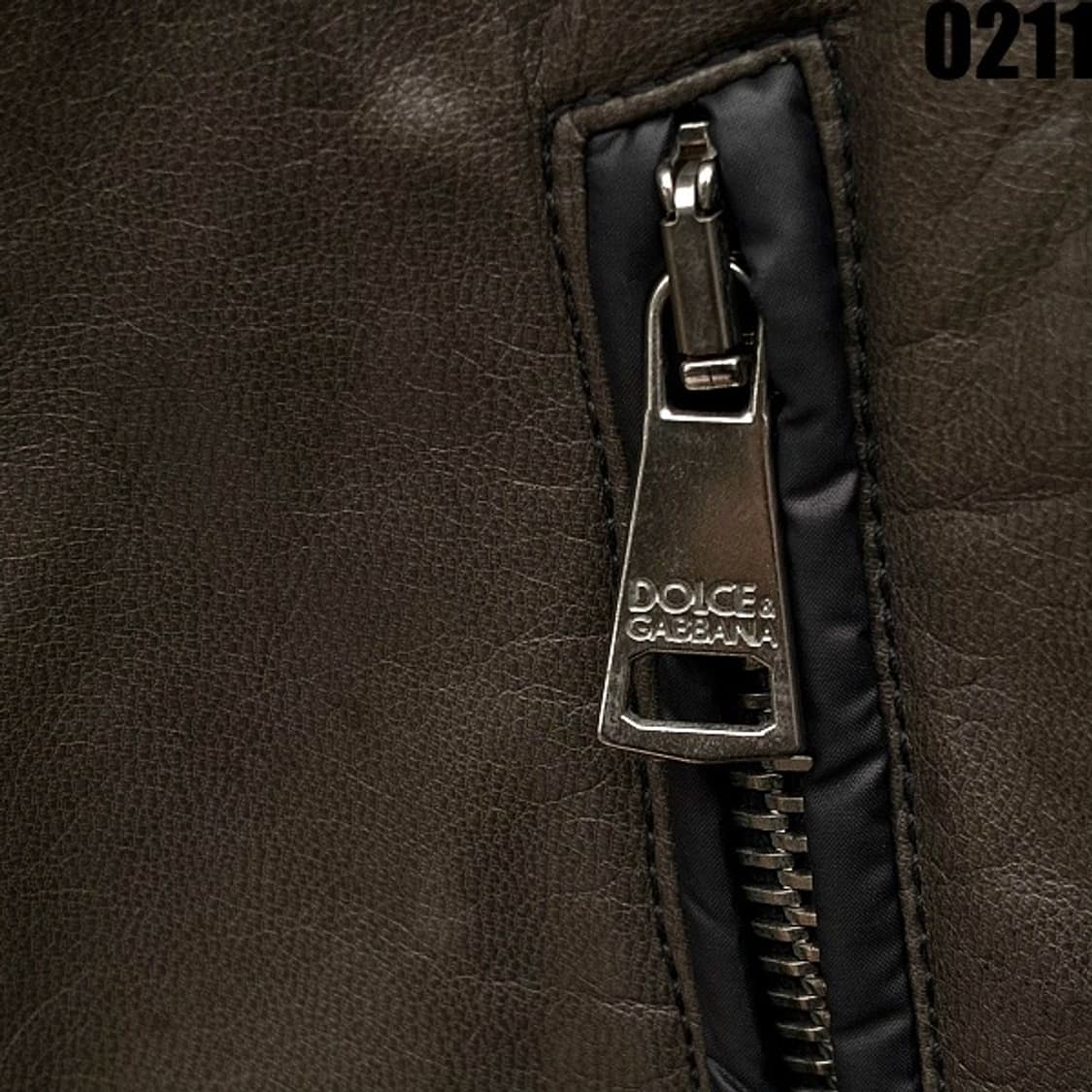 돌체앤가바나 쉽 스킨 양가죽 집업 자켓 48 0211  상품이미지2