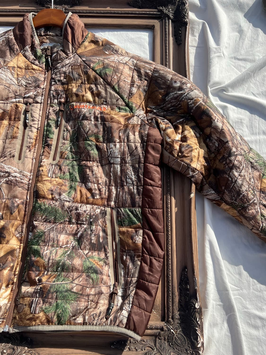 헌팅패턴 라이트패딩 자켓 상품이미지4