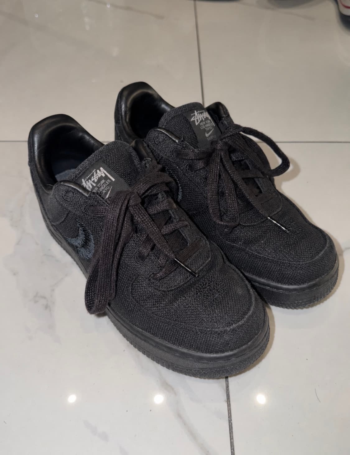 나이키x스투시 에어포스1 235 상품이미지1