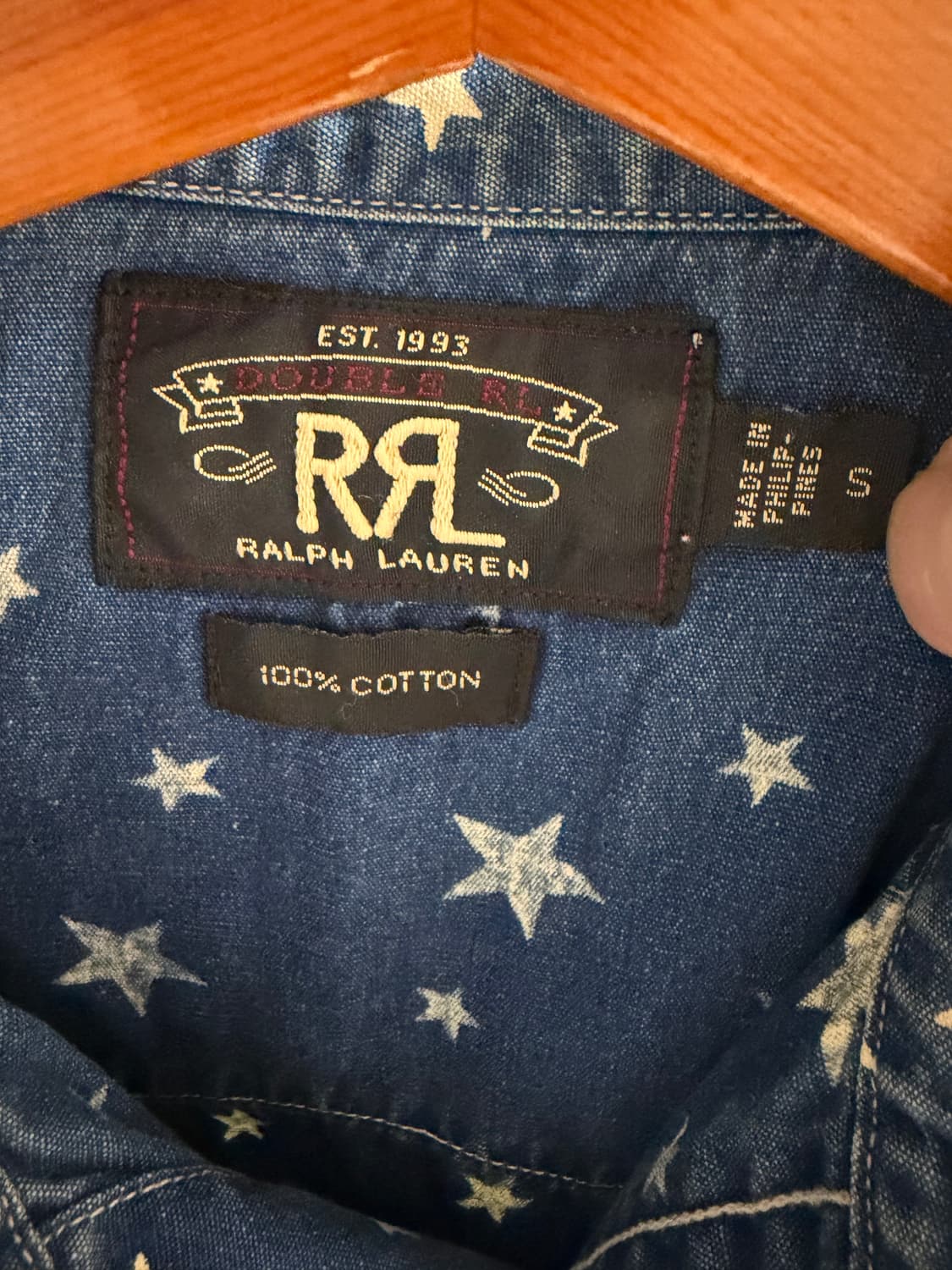 RRL 스타프린팅 웨스턴 셔츠 상품이미지5