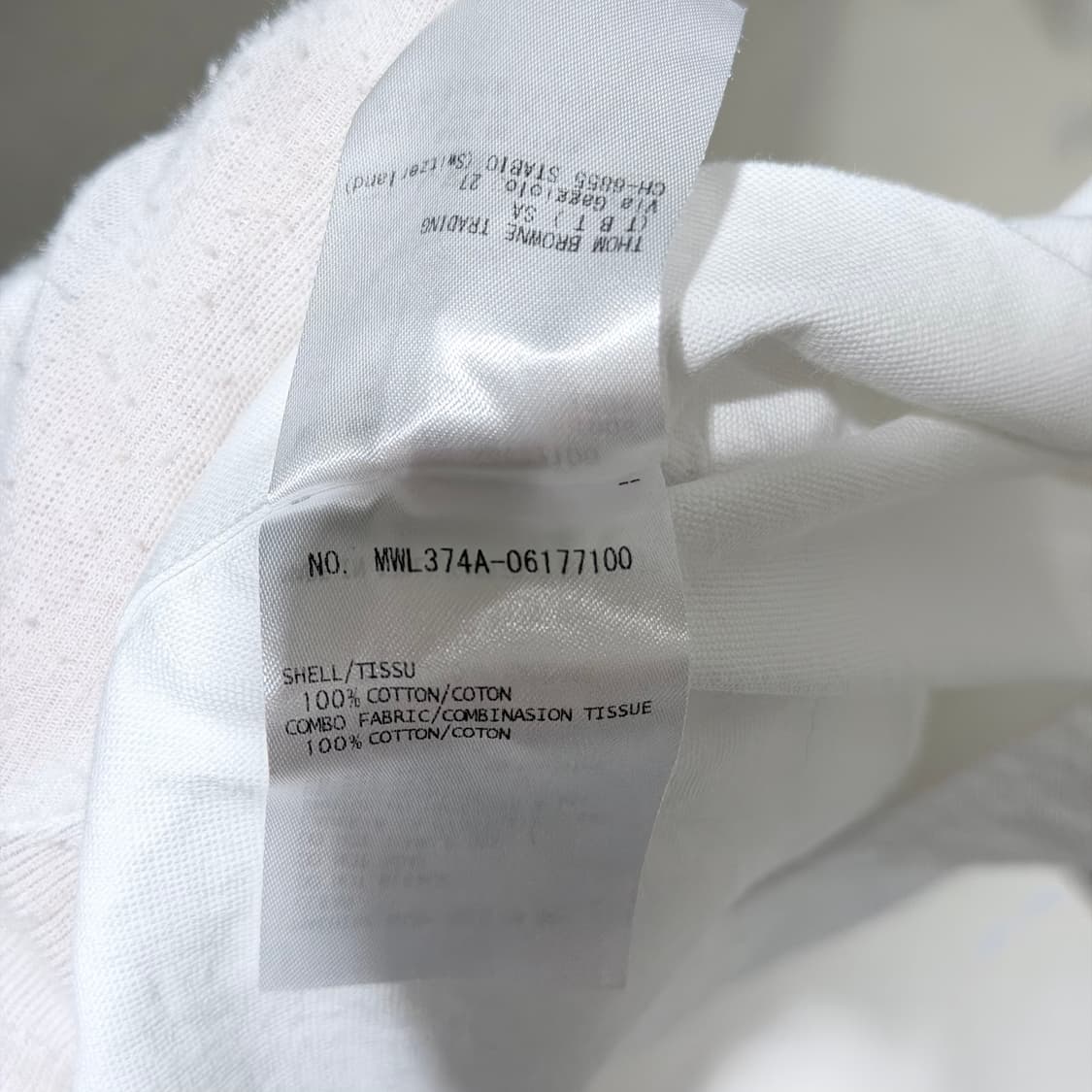 (A+/5) / 톰브라운 그레이 사선완장 옥스포드 셔츠 화이트 상품이미지8