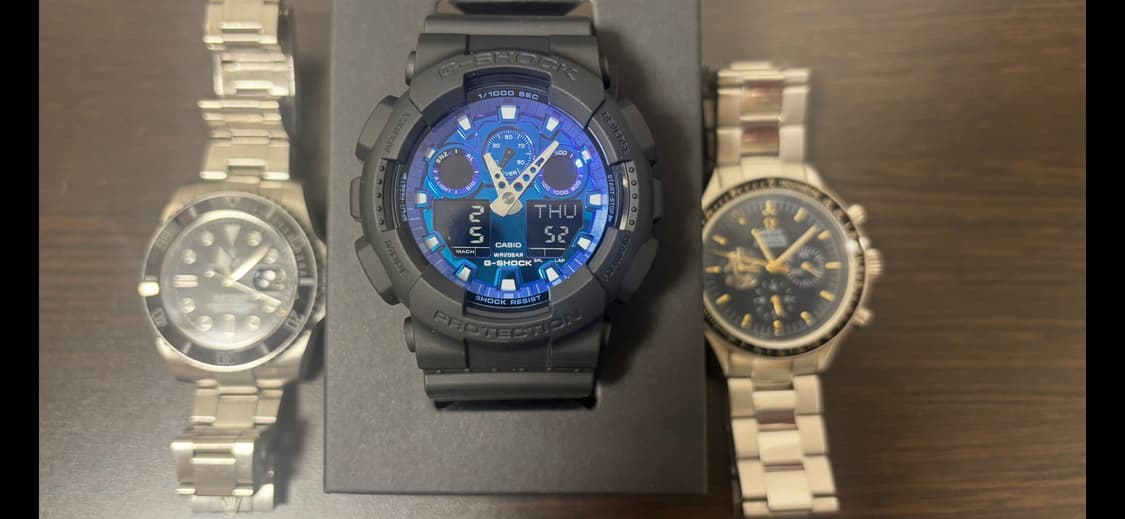 (미사용/새상품)CASIO 카시오 G-SHOCK GA-100FL-1AJF 상품이미지8