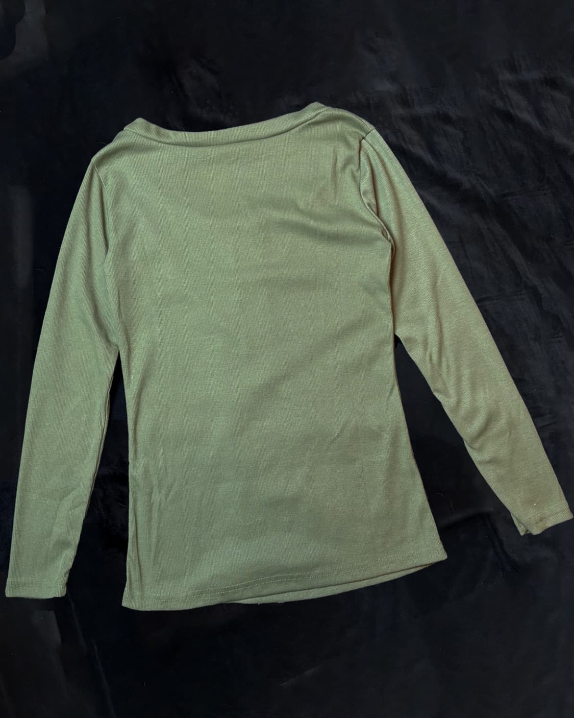 일본빈티지 헨리넥 긴팔티셔츠 상품이미지4