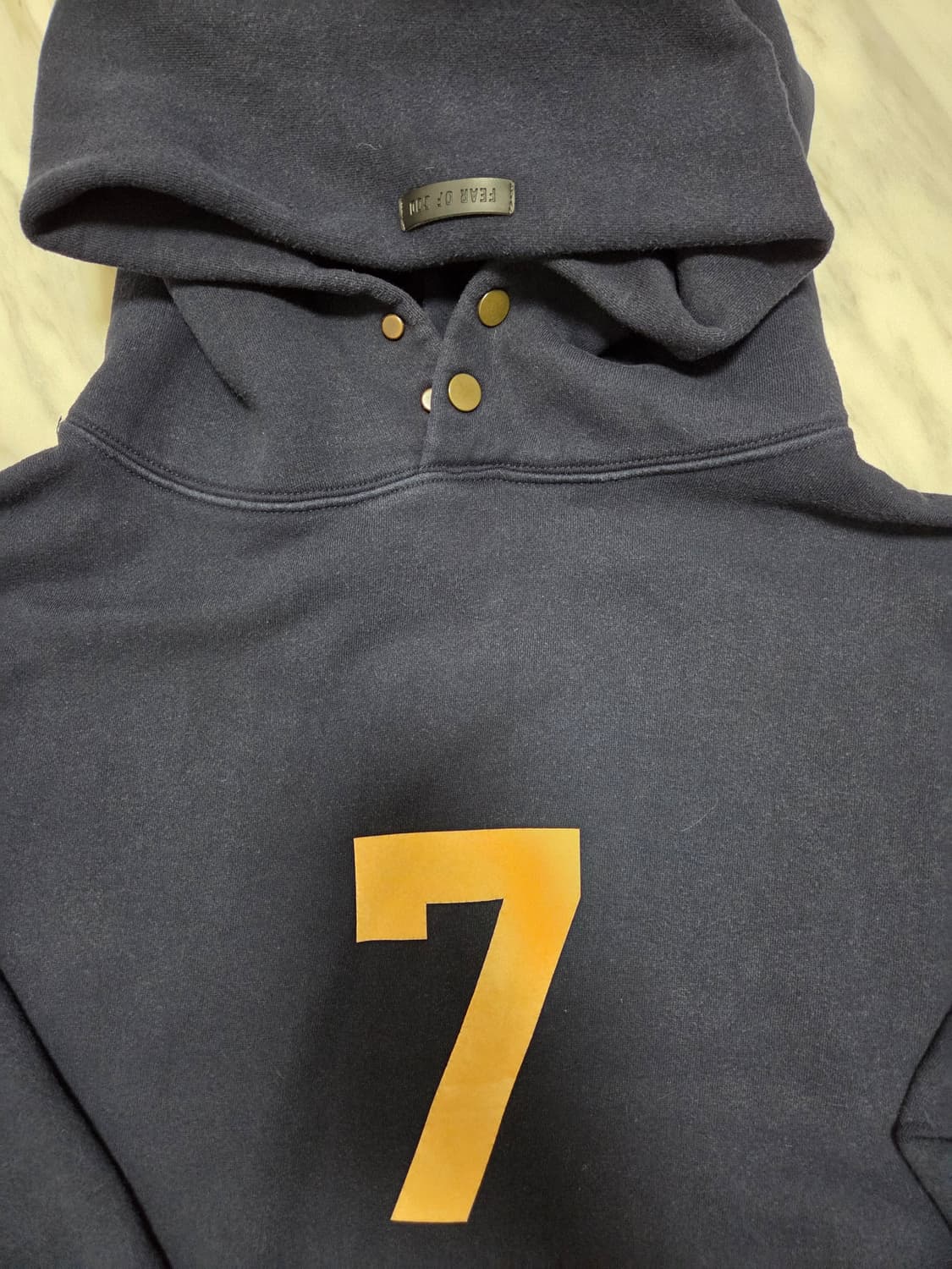 피어오브갓 7로고 후드티 상품이미지3