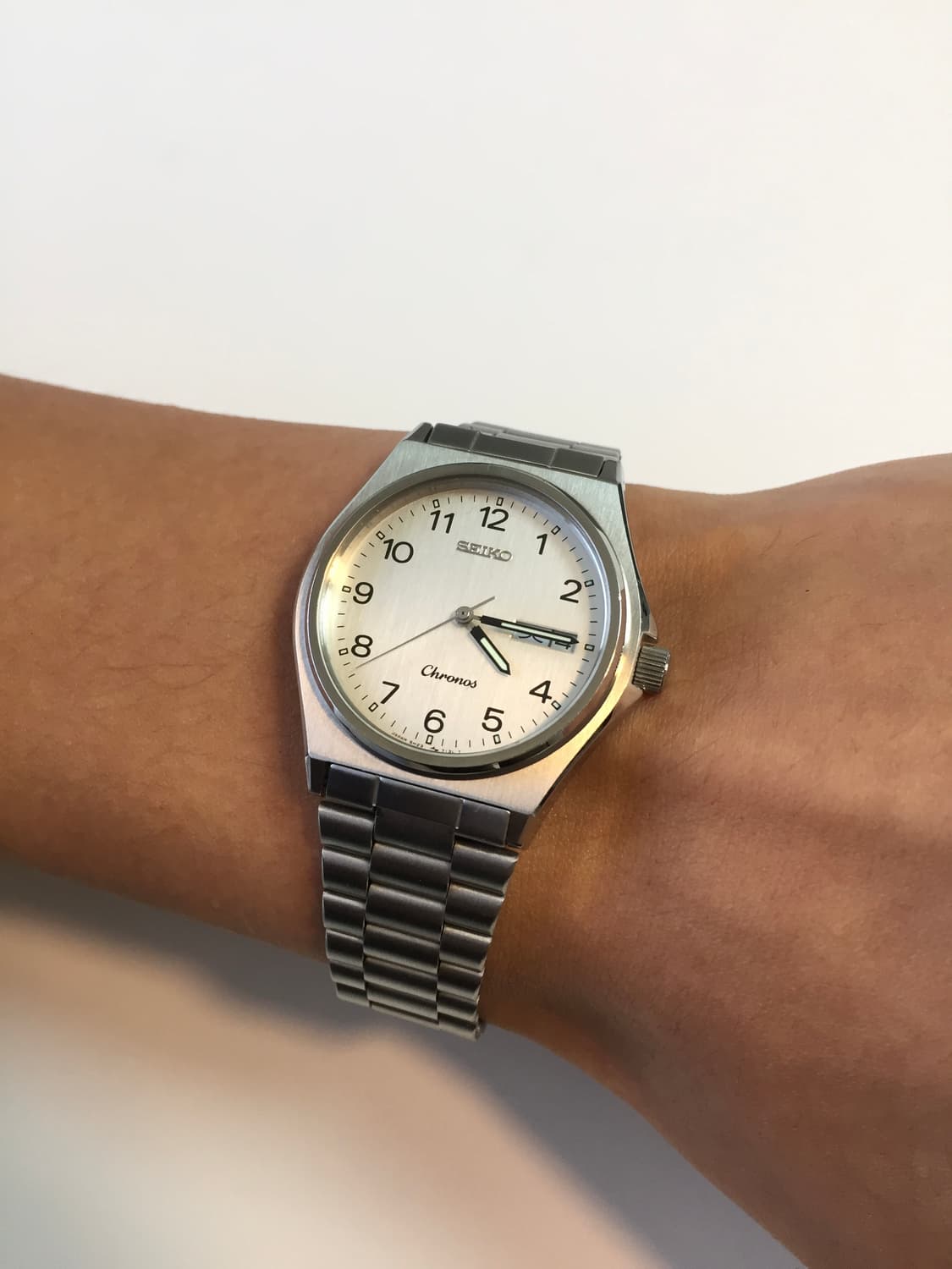 새상품 80s seiko chronos arabic index 상품이미지3