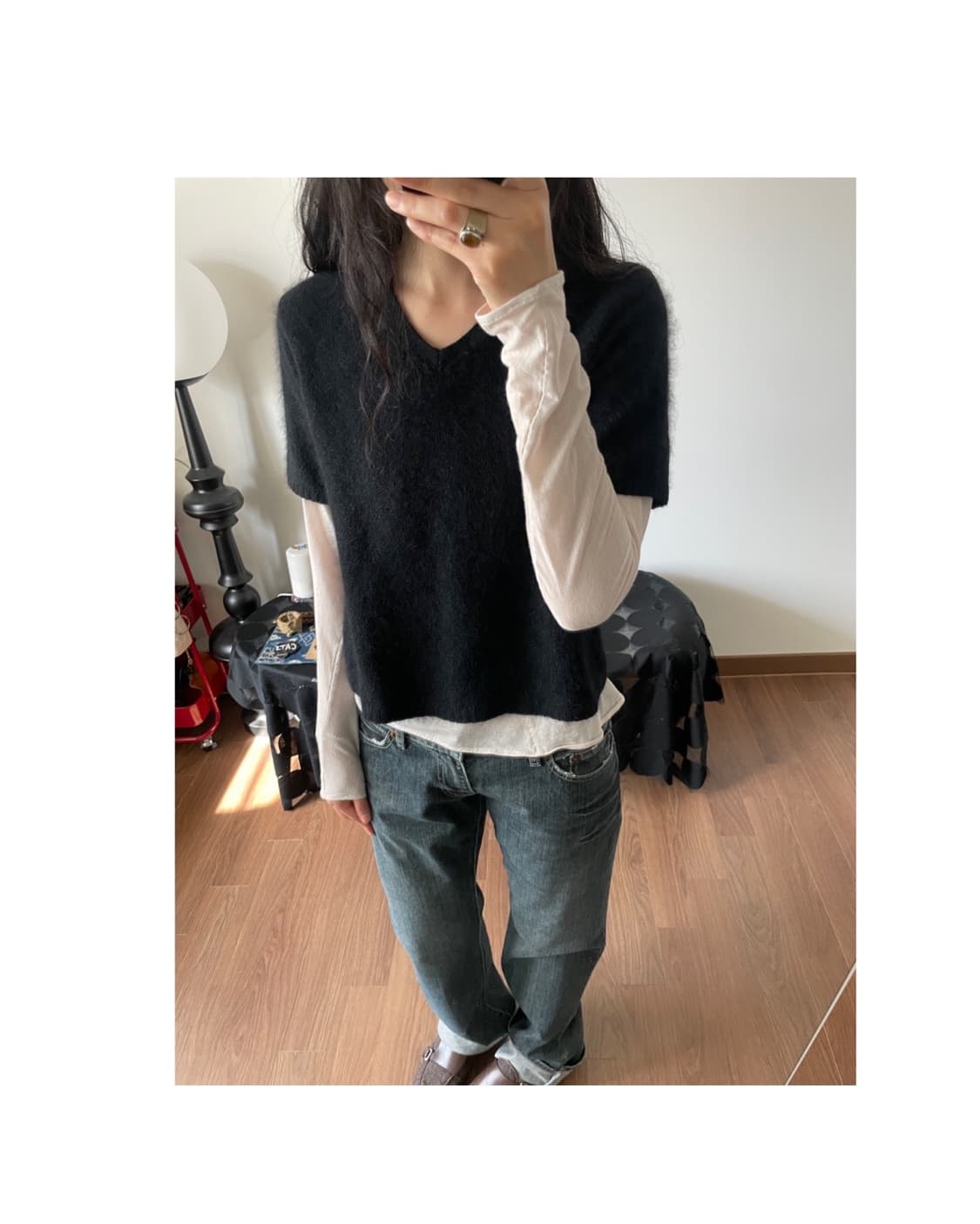 hairy half knit 상품이미지2