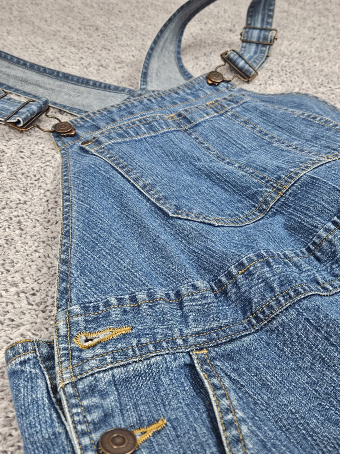 IN DUE TIME 데님 패치드 워크 오버롤 ( S ) / 10311 상품이미지7