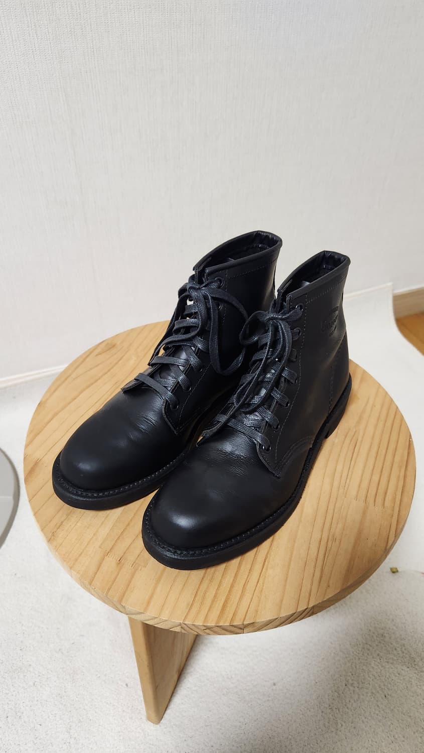 치페와 서비스부츠 블랙 거의새것 260 박스풀셋 상품이미지1