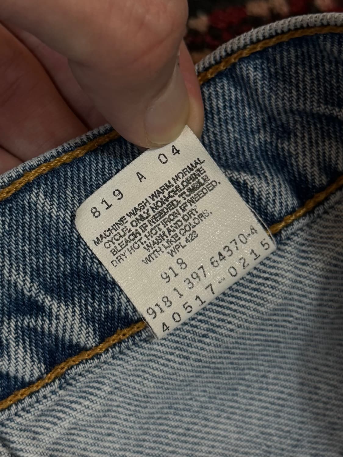 90's USA Made 빈티지 리바이스 517 오렌지탭 부츠컷 상품이미지10