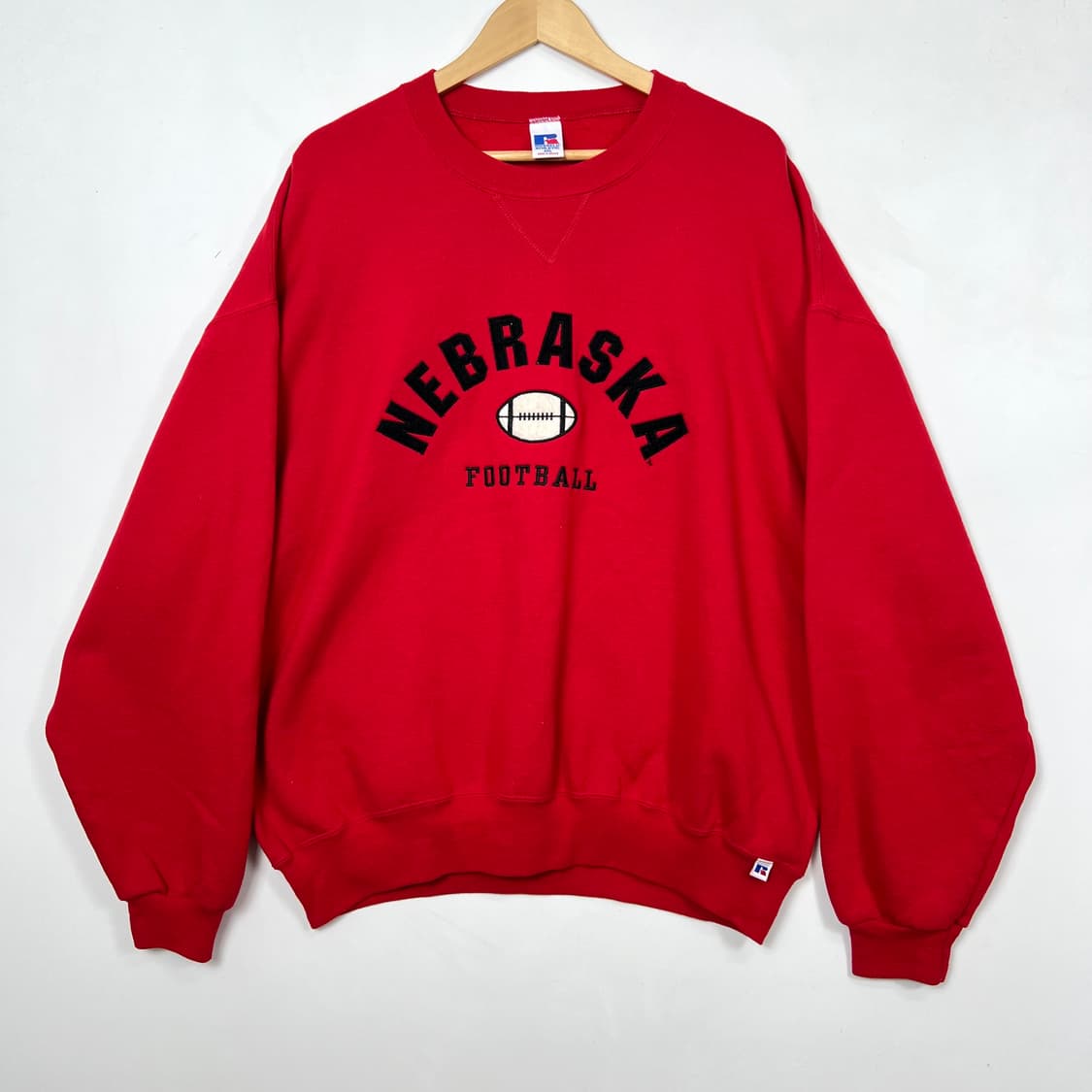 1990s RUSSELL 러셀 홀가먼트 풋볼 스웻셔츠 상품이미지1