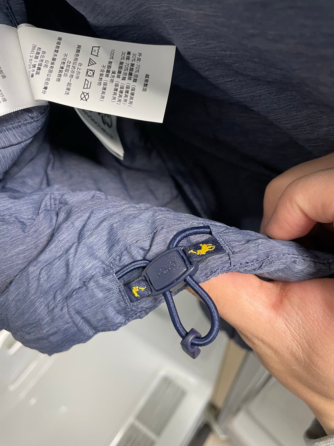 폴로 패커블 경량패딩 M(QR정품) 상품이미지6