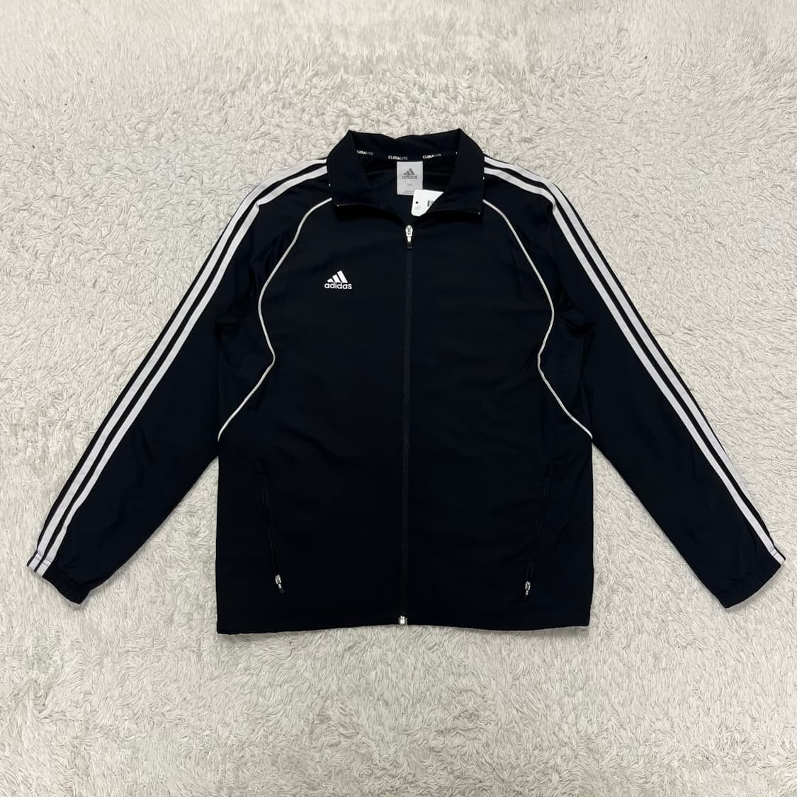 Adidas black windbreaker 상품이미지4