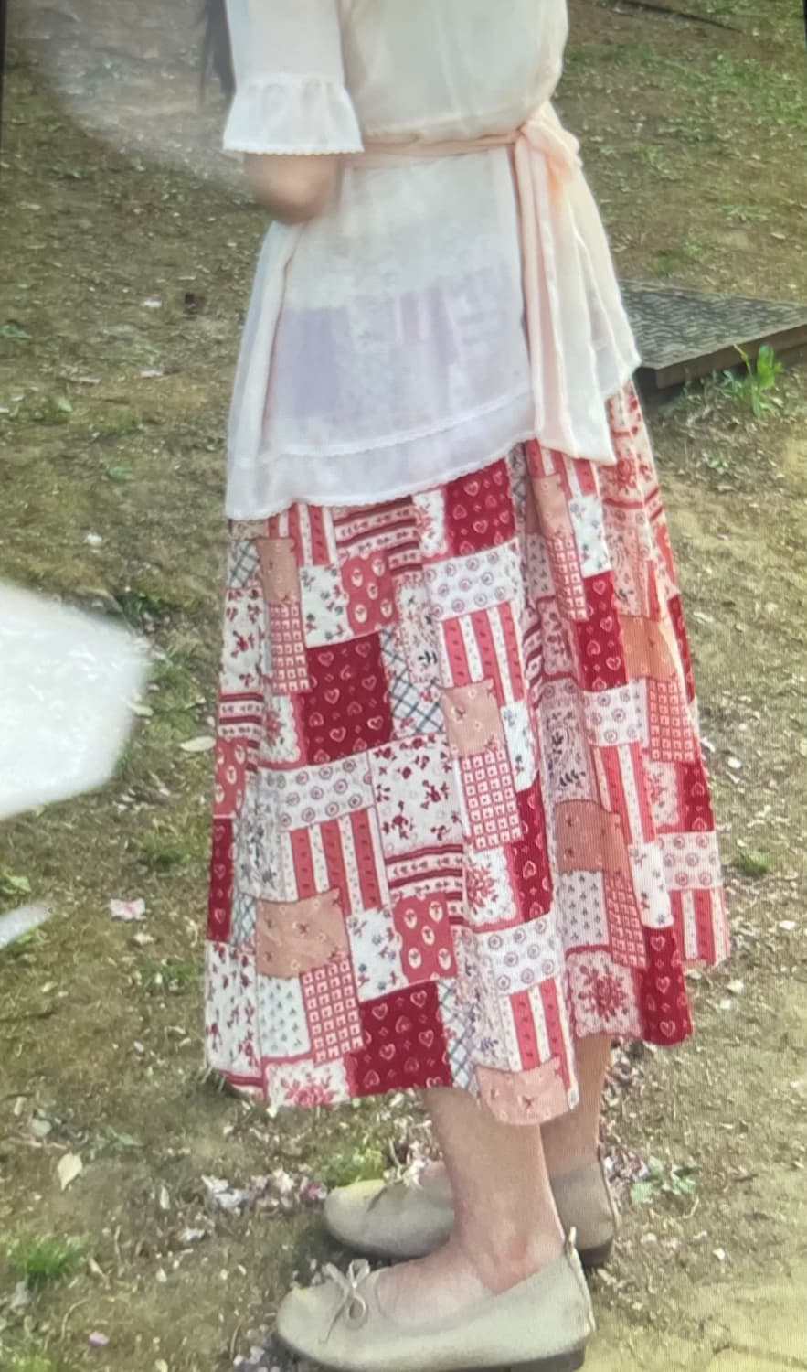 패치워크 스커트(사각패치스커트) 상품이미지1