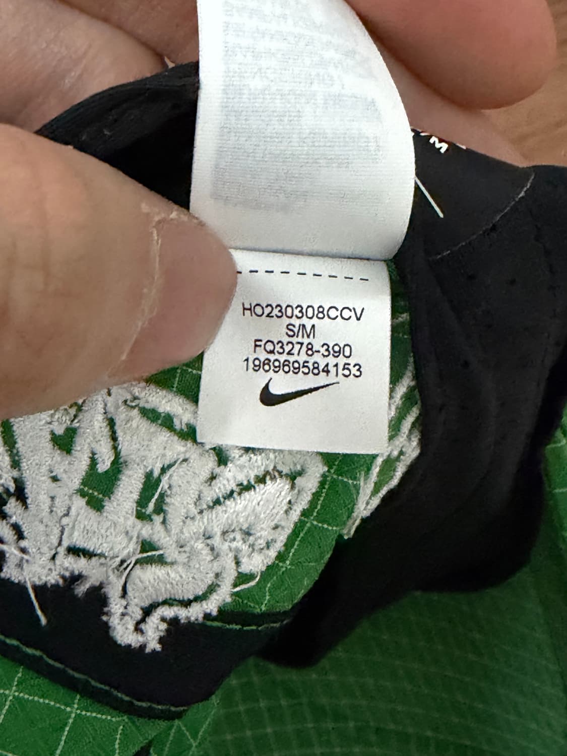 나이키 오프화이트 플라이 캡 그린 판매 상품이미지5