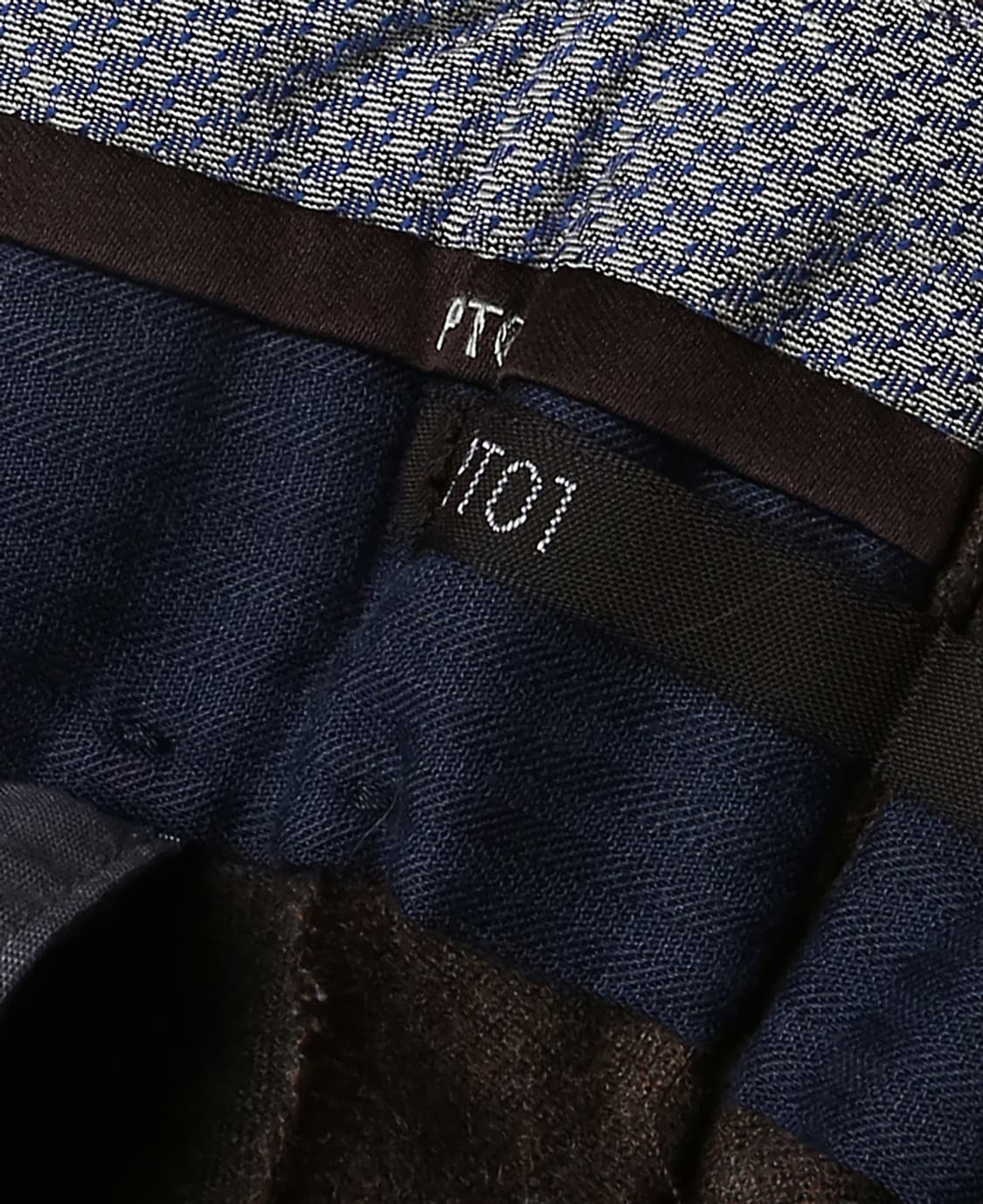 피티제로우노 [PT01] 브라운 울 젠틀맨 핏 이태리 슬림 팬츠 상품이미지8