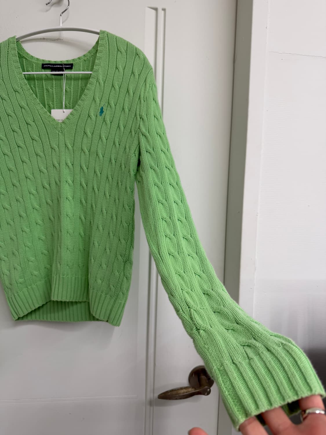 폴로 랄프로렌 브이넥 케이블니트 상품이미지6