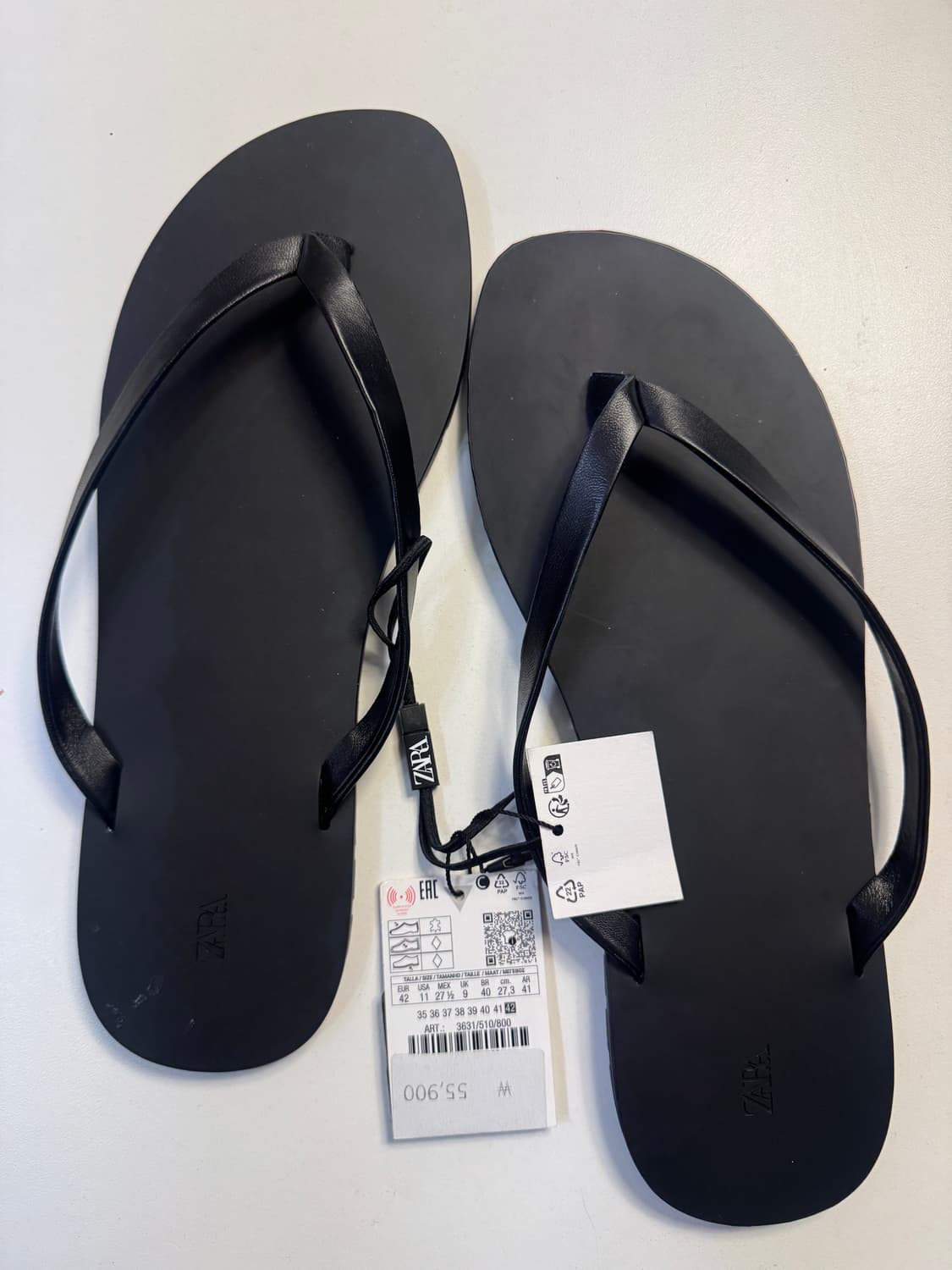 [42] 자라 쪼리 새상품 상품이미지1