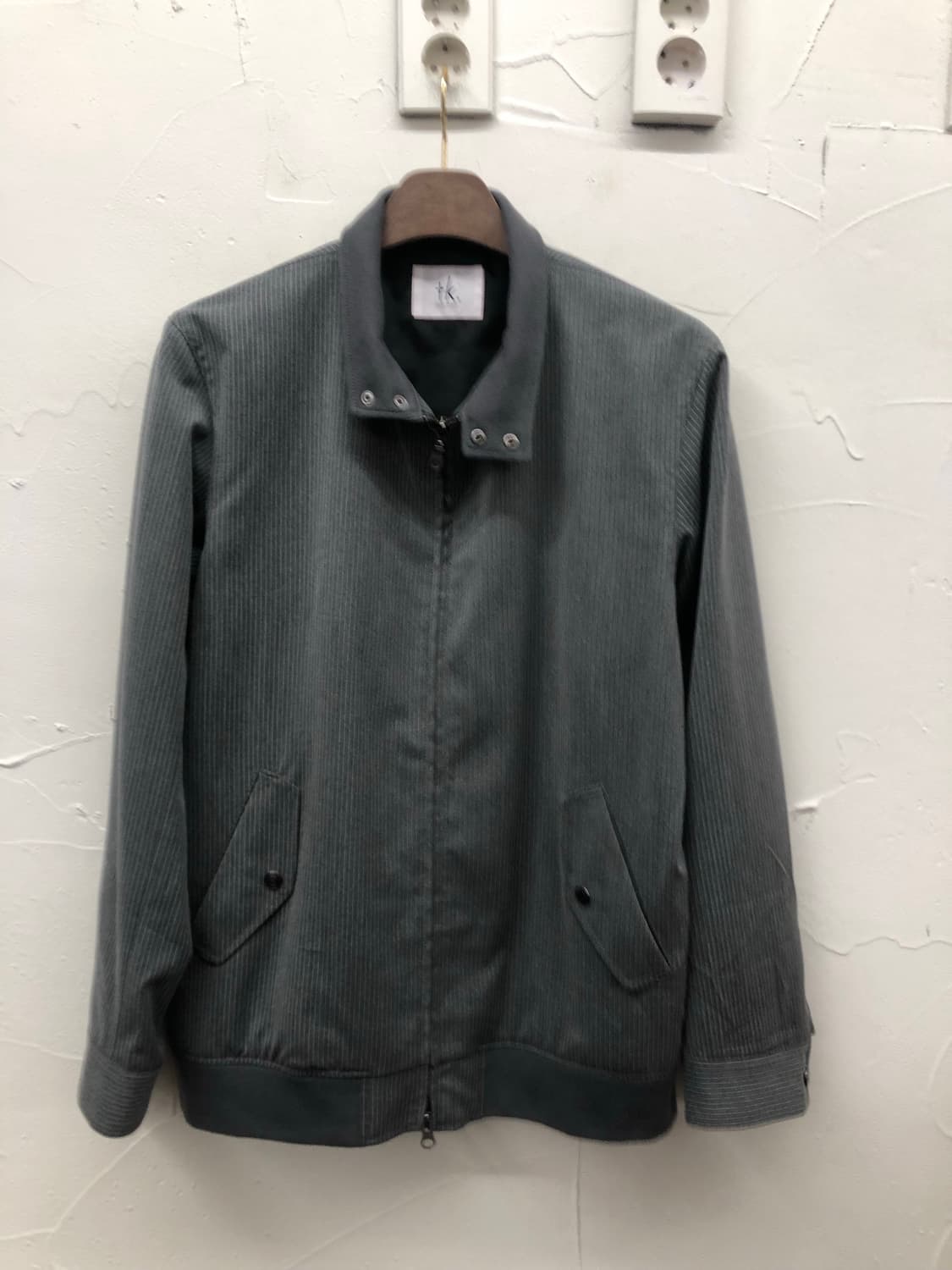 타케오 키쿠치 스트라이프 해링턴 자켓 상품이미지2