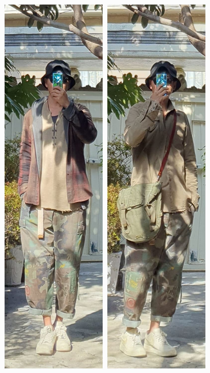  [착용컷 모음]us. army 우드랜드 카모팬츠 빈티지 커스텀  상품이미지4